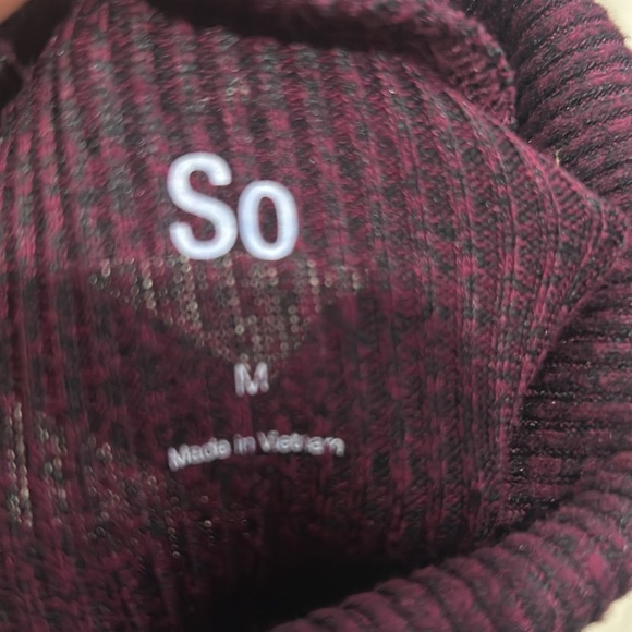 SO Turtle Neck Long Sleeve Knit Dress. Size M - Picture 6 of 11